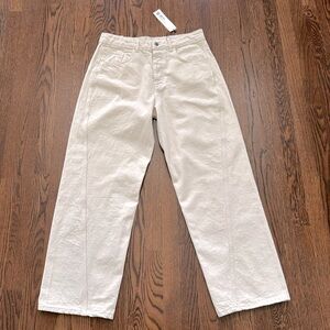 ZARA Low Rise Worker barrel Jeans